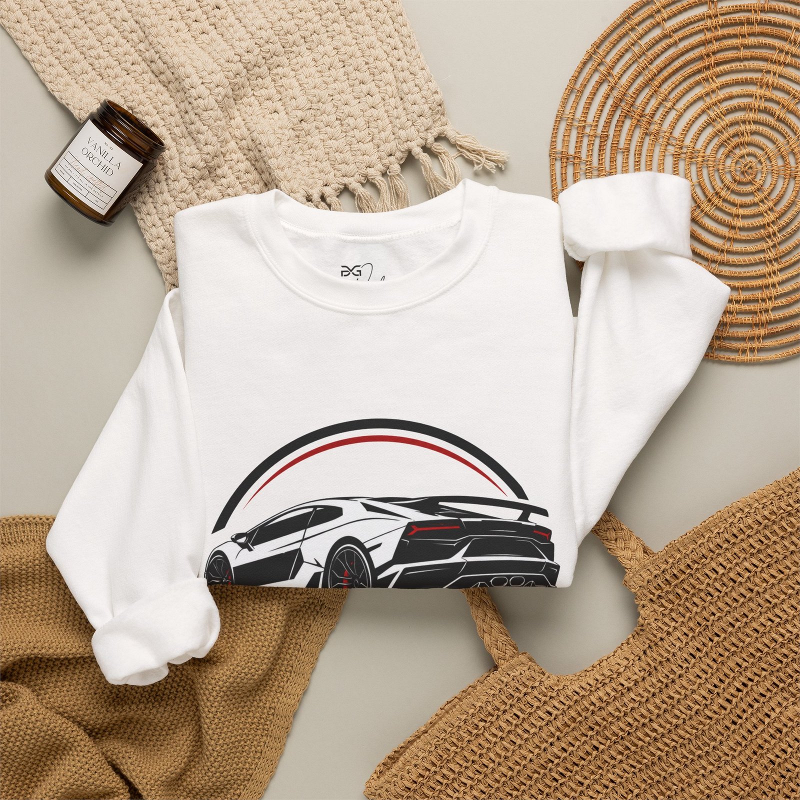 Sports Car Enthusiast Crewneck Sweatshirt - Image 5