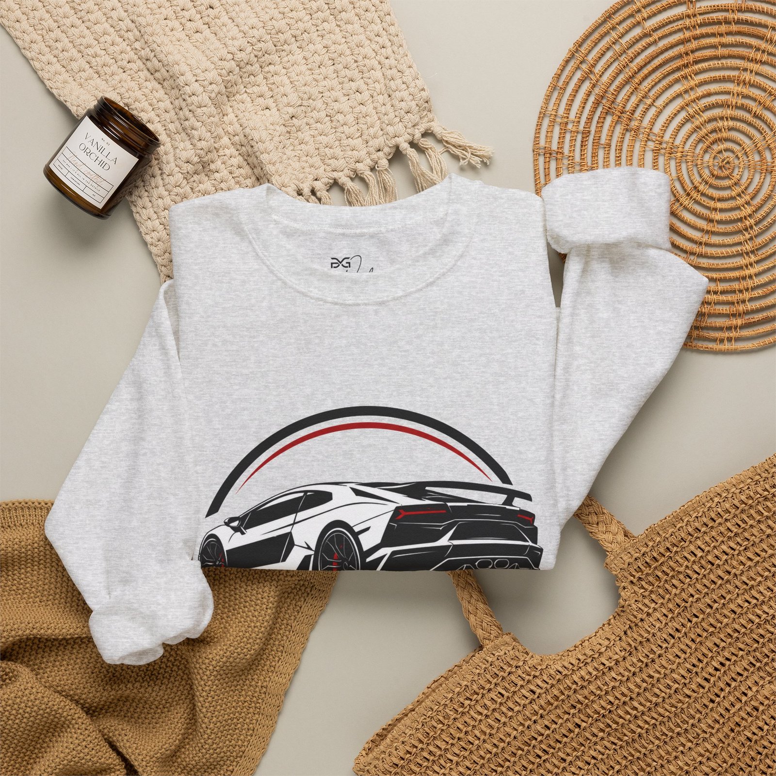 Sports Car Enthusiast Crewneck Sweatshirt - Image 11