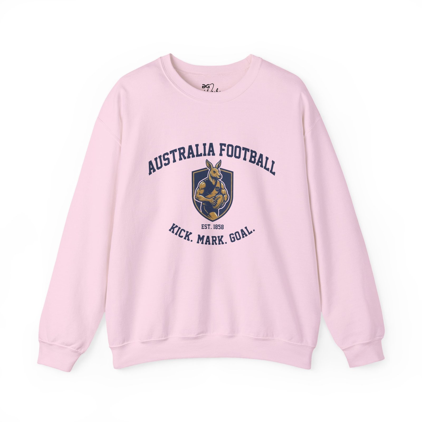 Australia Football Crewneck Sweatshirt – Kangaroo Emblem "Kick. Mark. Goal." - Image 19