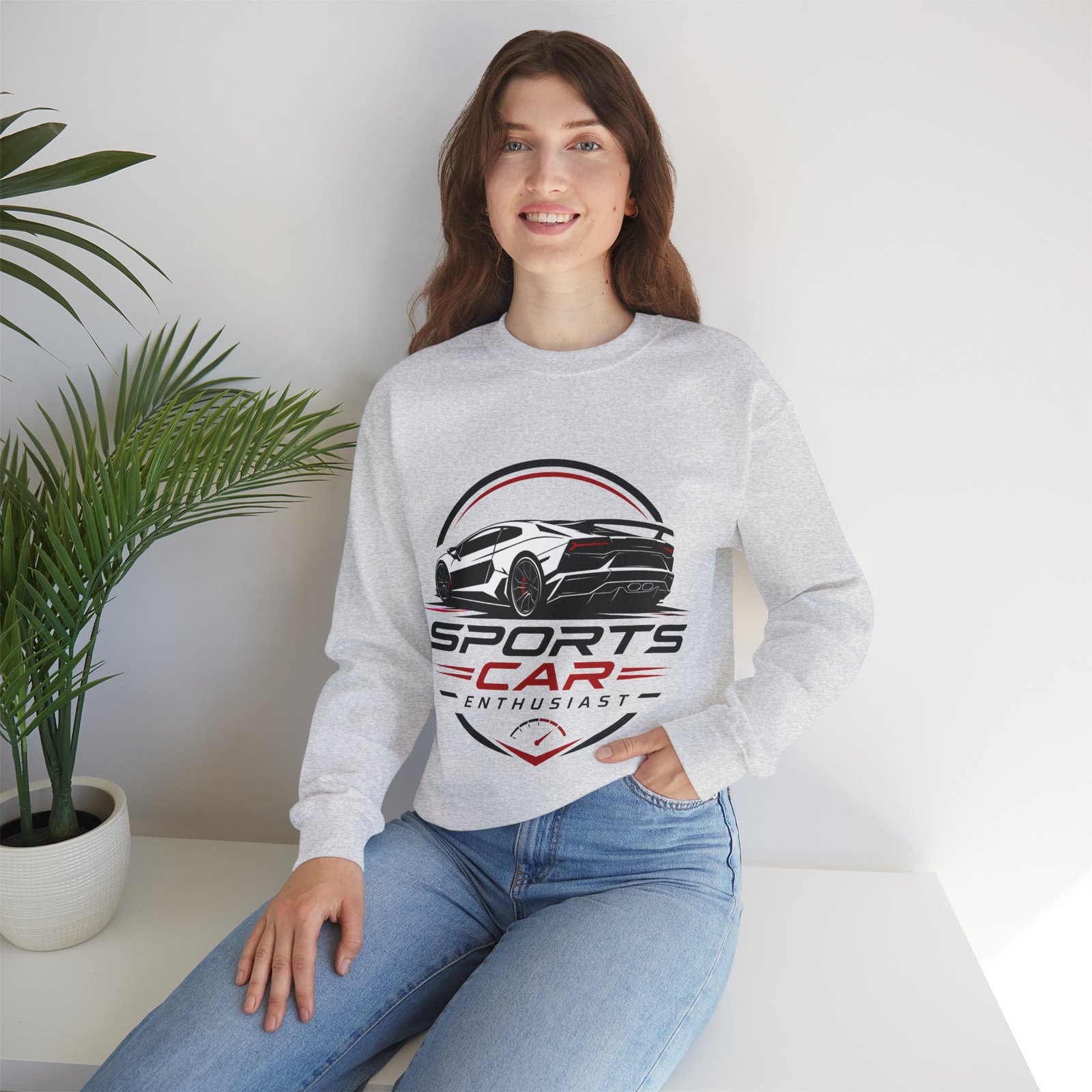 Sports Car Enthusiast Crewneck Sweatshirt - Image 14