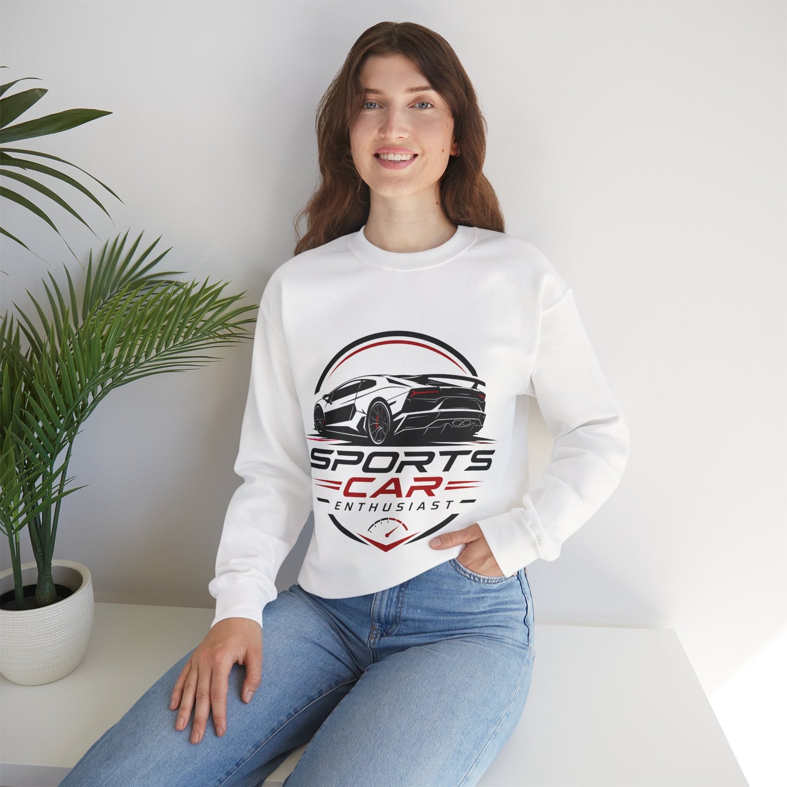 Sports Car Enthusiast Crewneck Sweatshirt - Image 7