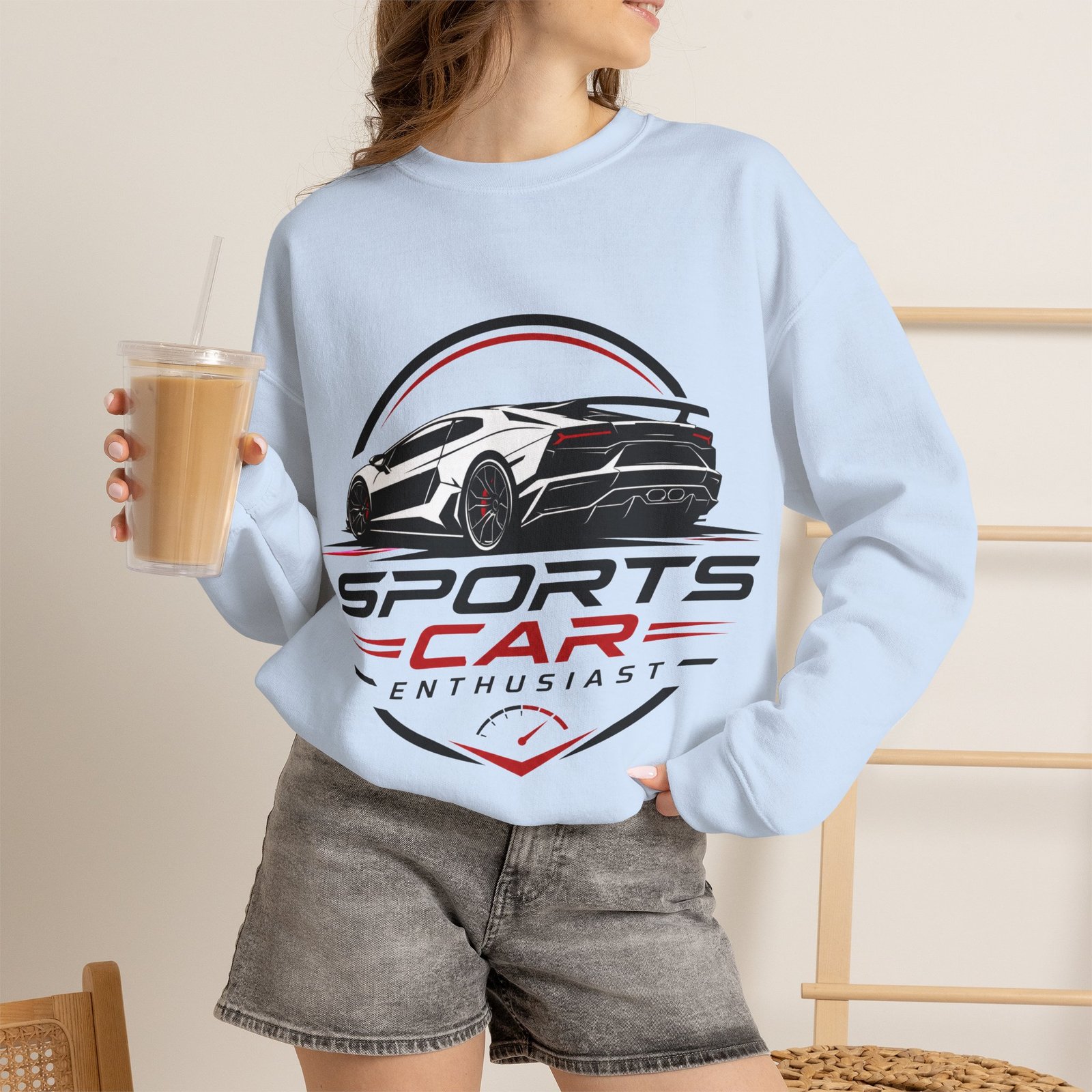 Sports Car Enthusiast Crewneck Sweatshirt - Image 19