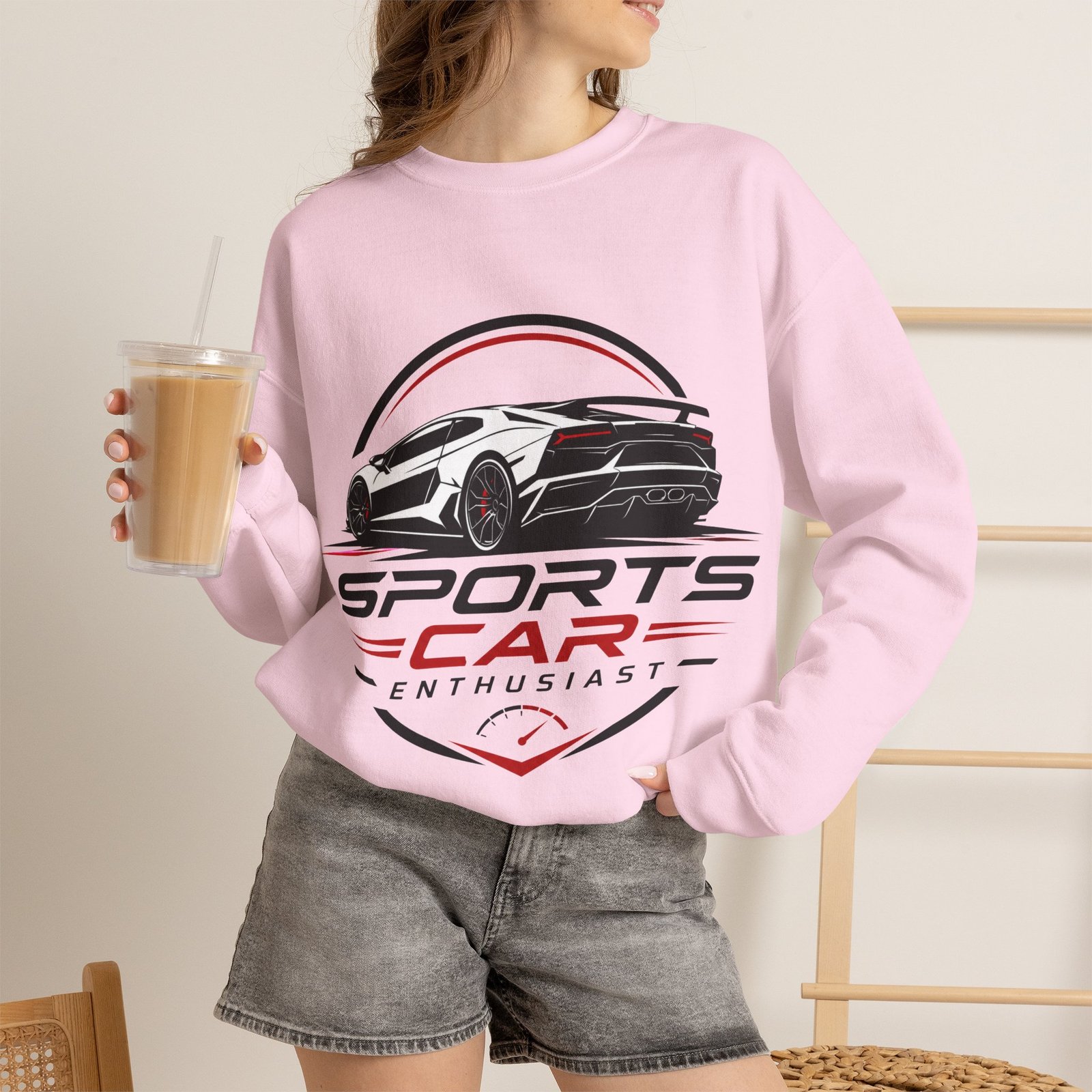 Sports Car Enthusiast Crewneck Sweatshirt - Image 26