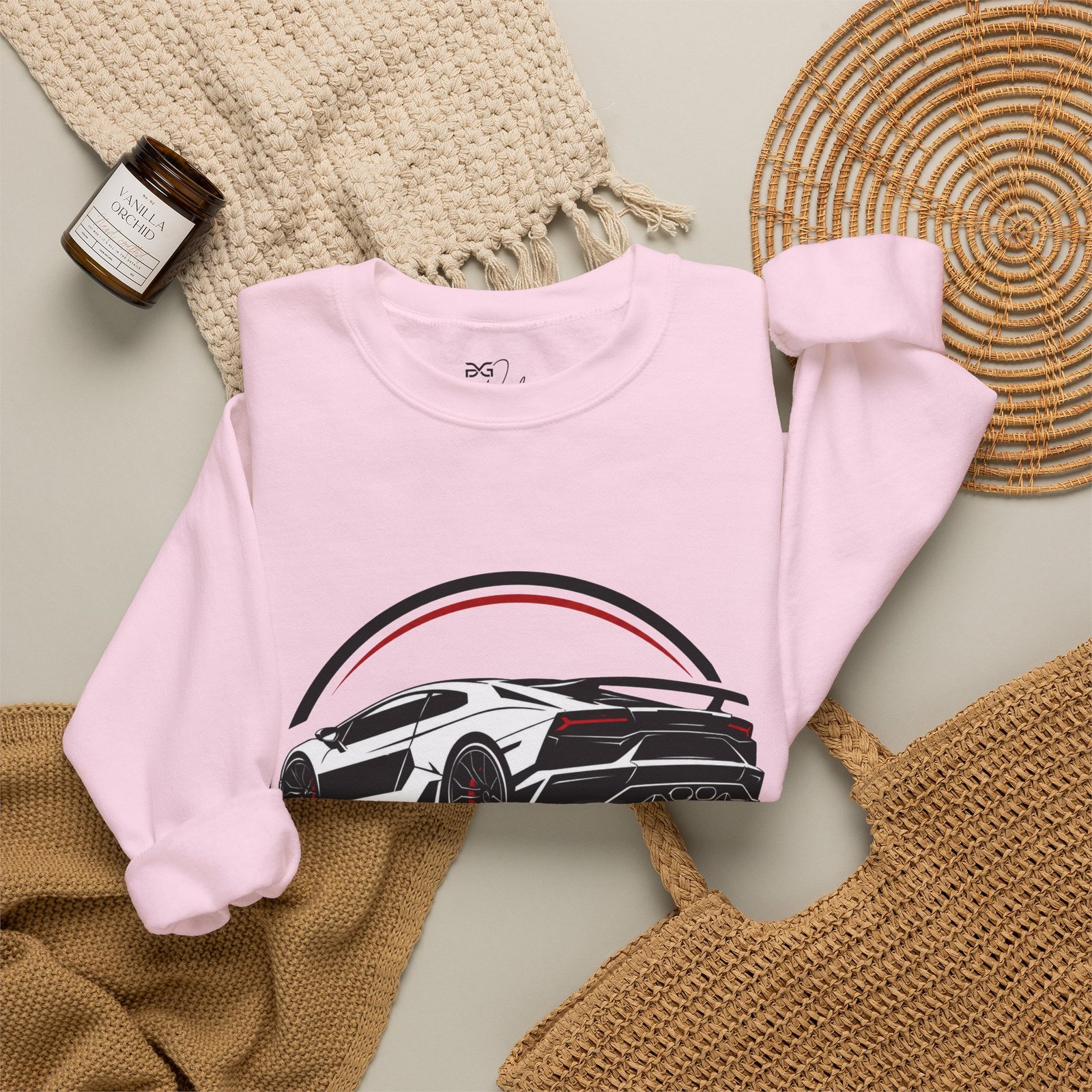 Sports Car Enthusiast Crewneck Sweatshirt - Image 25