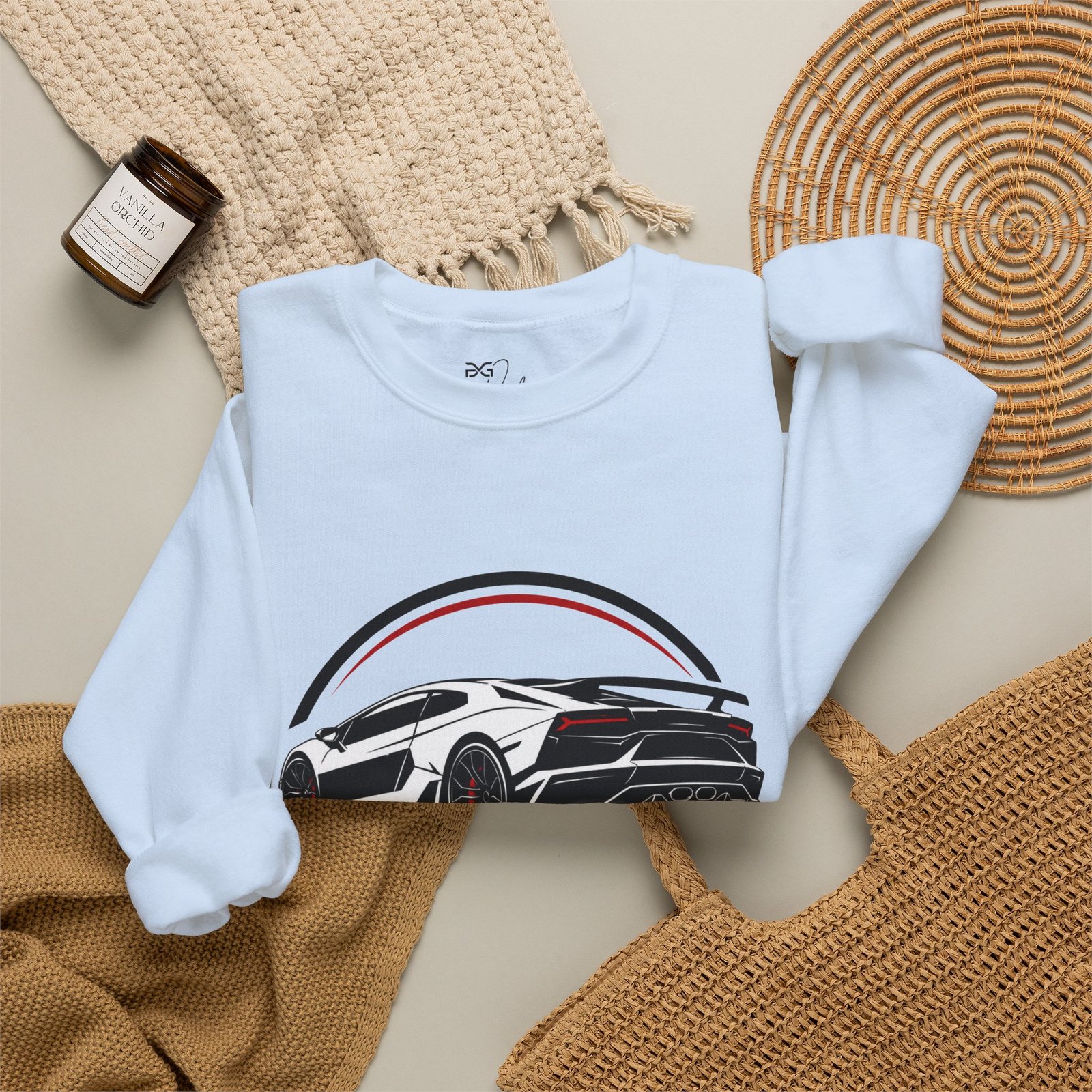 Sports Car Enthusiast Crewneck Sweatshirt - Image 18