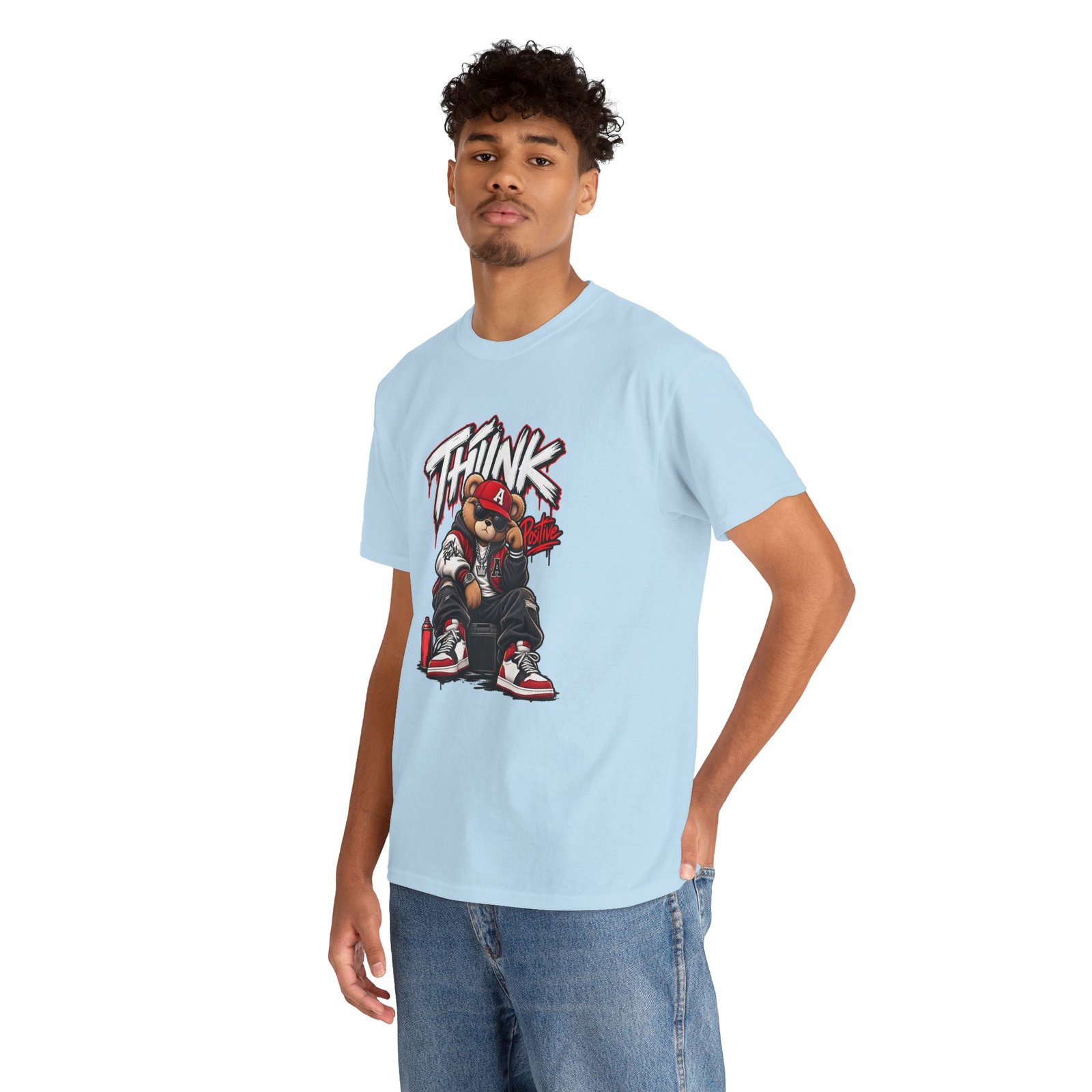 Think Bear Streetwear T‑Shirt — Urban Graphic Tee with 'Think' Bear Design - Image 25