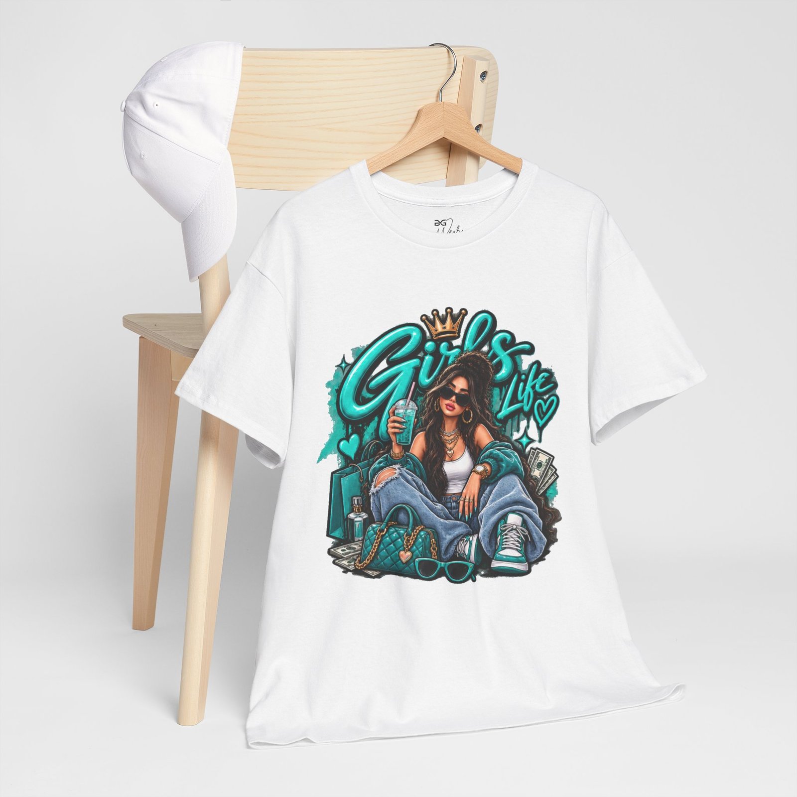 Girls Life Graphic Tee — Urban Streetwear Girl Power Shirt