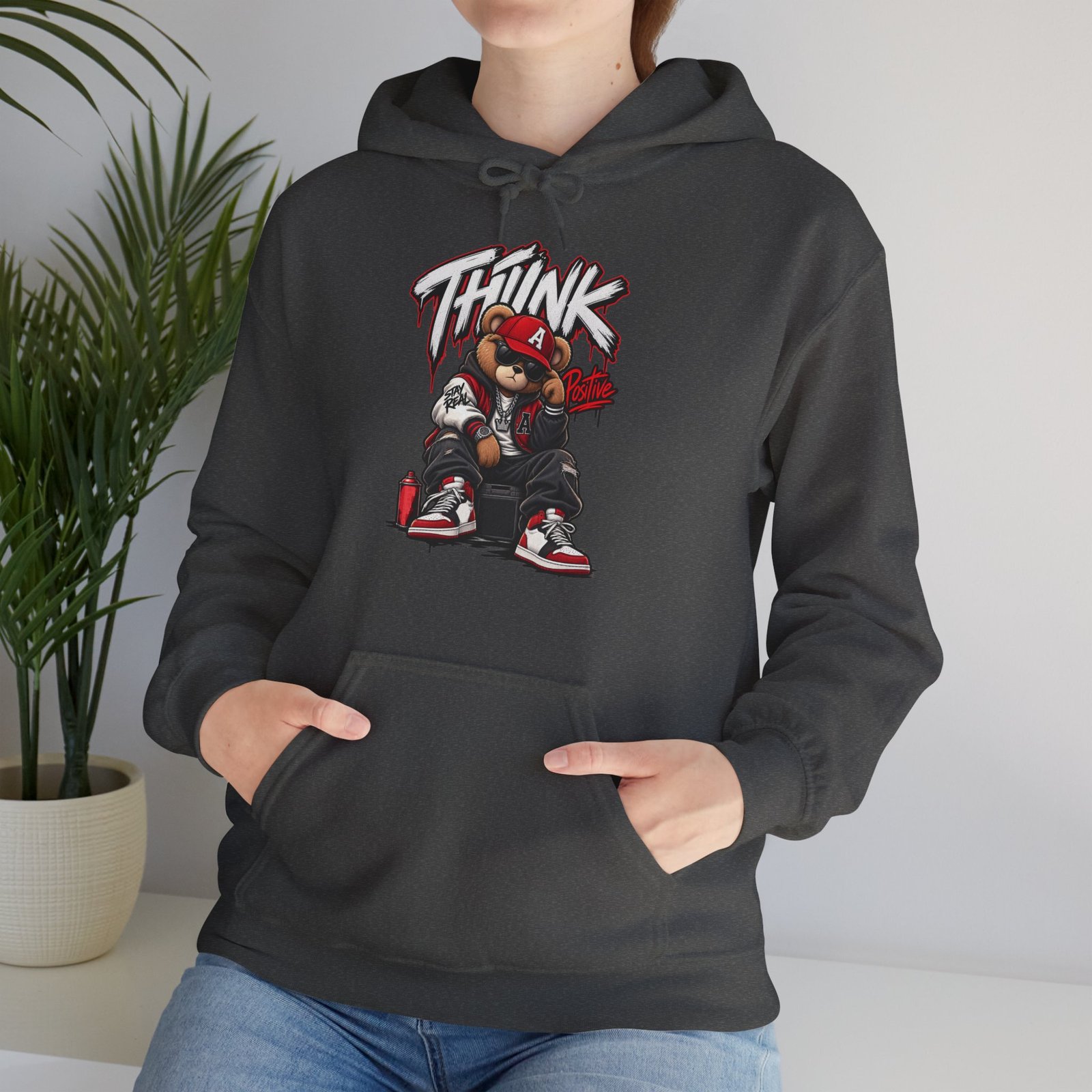 Think Streetwear Hoodie – Urban Skate Graphic Pullover - Image 17