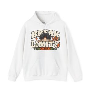 Break Limits Hoodie — Retro Anime Graphic Hooded Sweatshirt